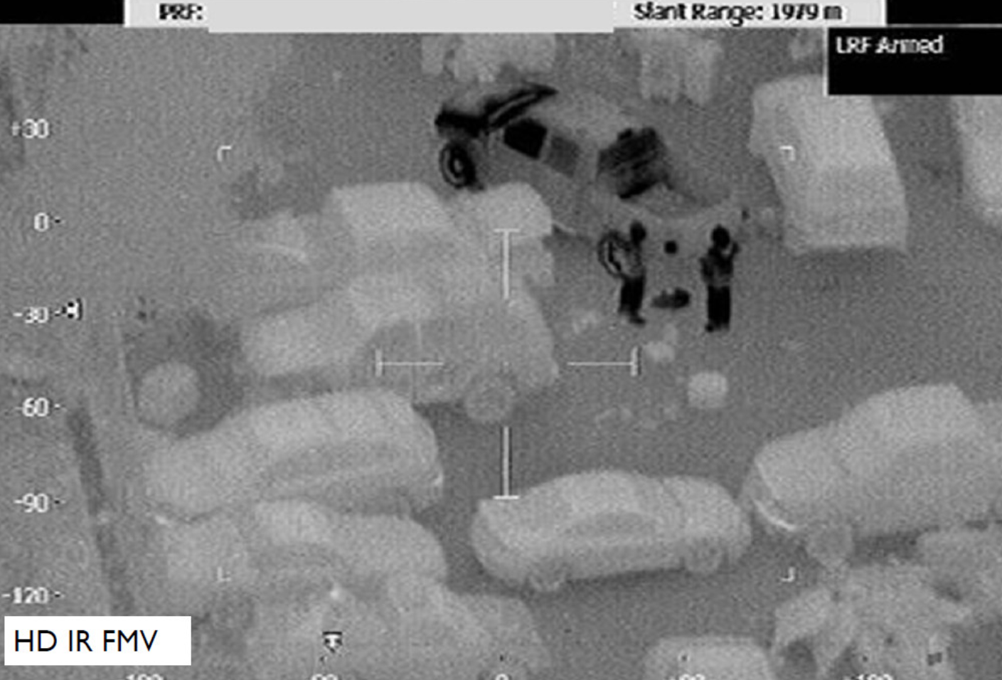 A sample of the infrared imagery the RC-26B was able to capture with its sensor turret.&nbsp;<em>National Guard Bureau via FOIA</em>