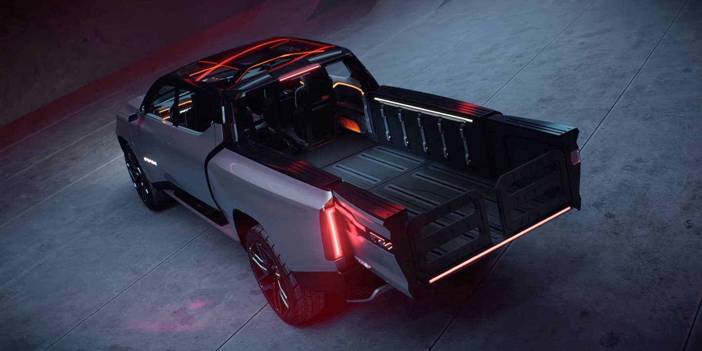 Electric Ram 1500 Revolution Concept Hauls 18-Foot Objects Without a Trailer