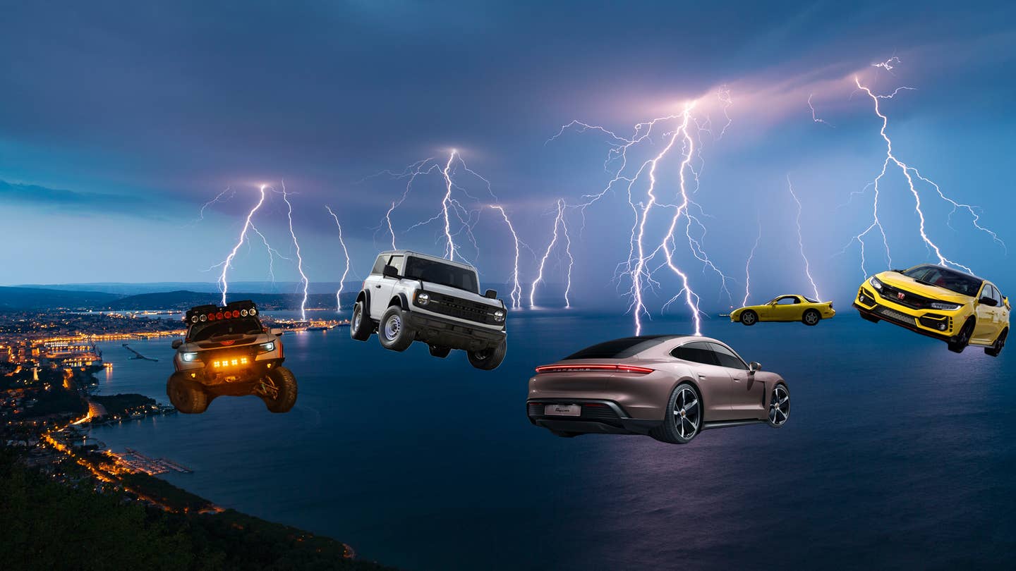 Can You Jumpstart a Car, Or Charge an EV, With a Lightning Bolt?