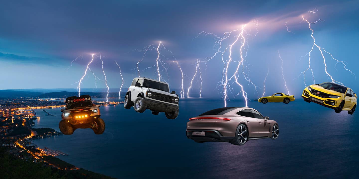Can You Jumpstart a Car, Or Charge an EV, With a Lightning Bolt?