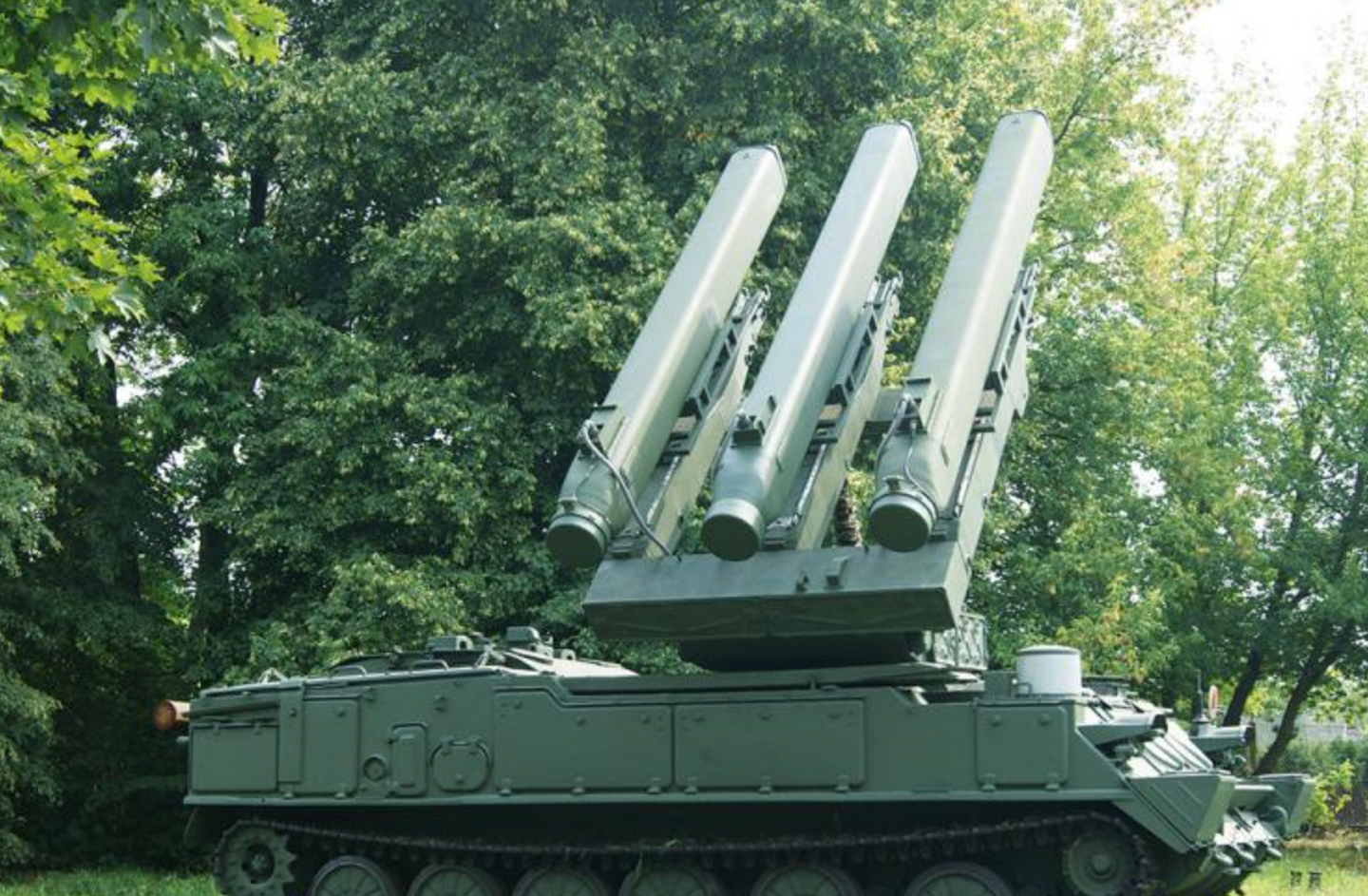 A Kub (SA-6 Gainful) adapted by WZU to fire RIM-162 ESSM missiles. <em>WZU</em>