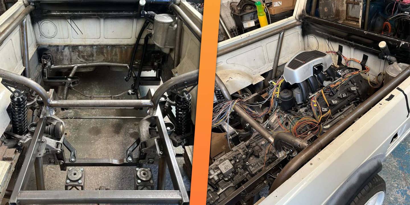 Building a McLaren V8-Powered VW Caddy Pickup Is Even Harder Than It Sounds