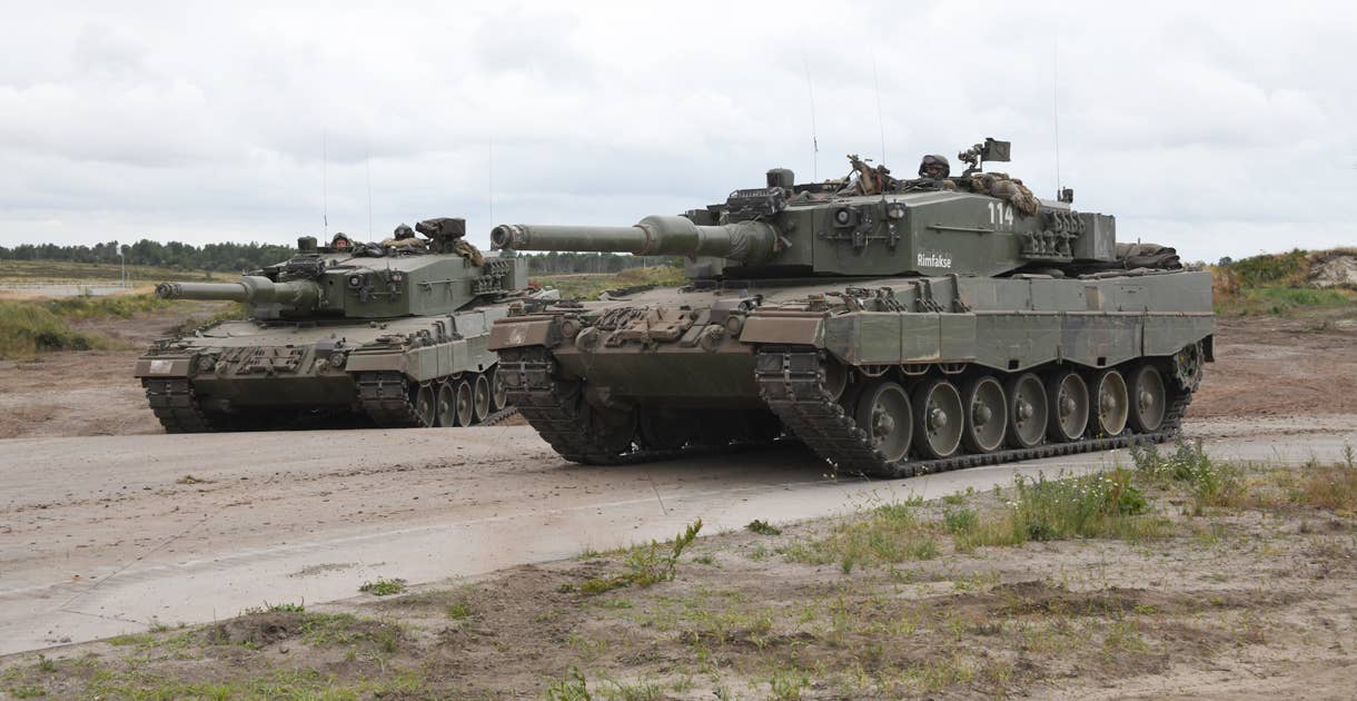 Poland is considering sending Ukraine Leopard 2 tanks. (Krauss-Maffei Wegmann photo)