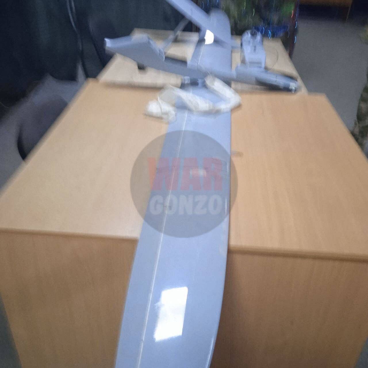 The Russian Wargonzo Telegram channel claims that Russian forces have captured a Polish-made Fly Eye drone used by Ukraine. (Wargonzo Telegram photo)