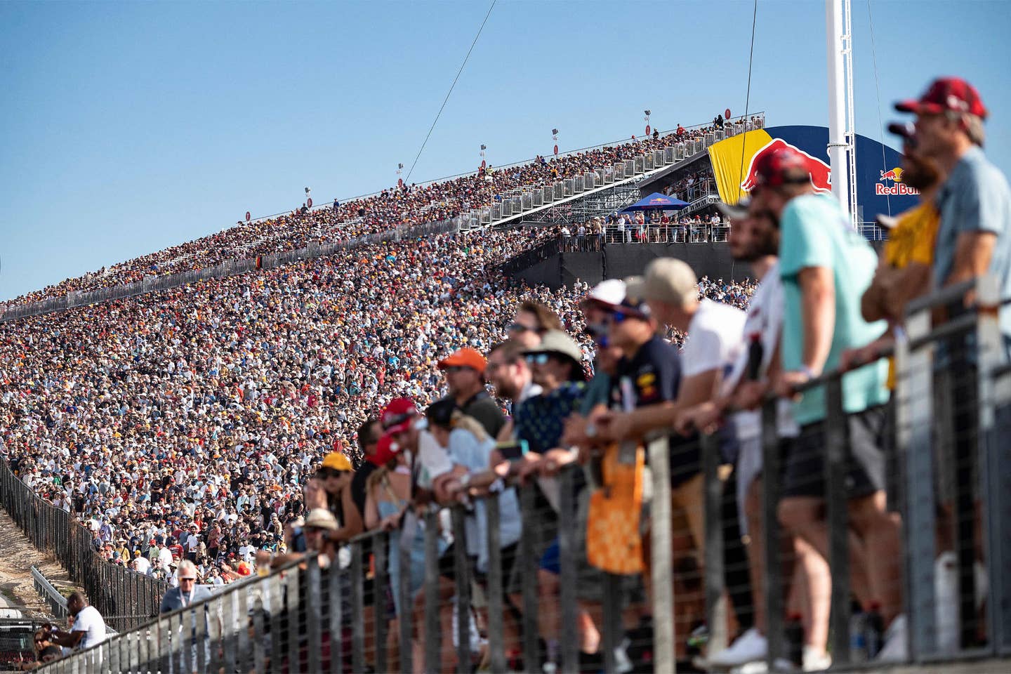 2021's USGP in Austin, Texas attracted 400,000 fans. <em>Getty</em>