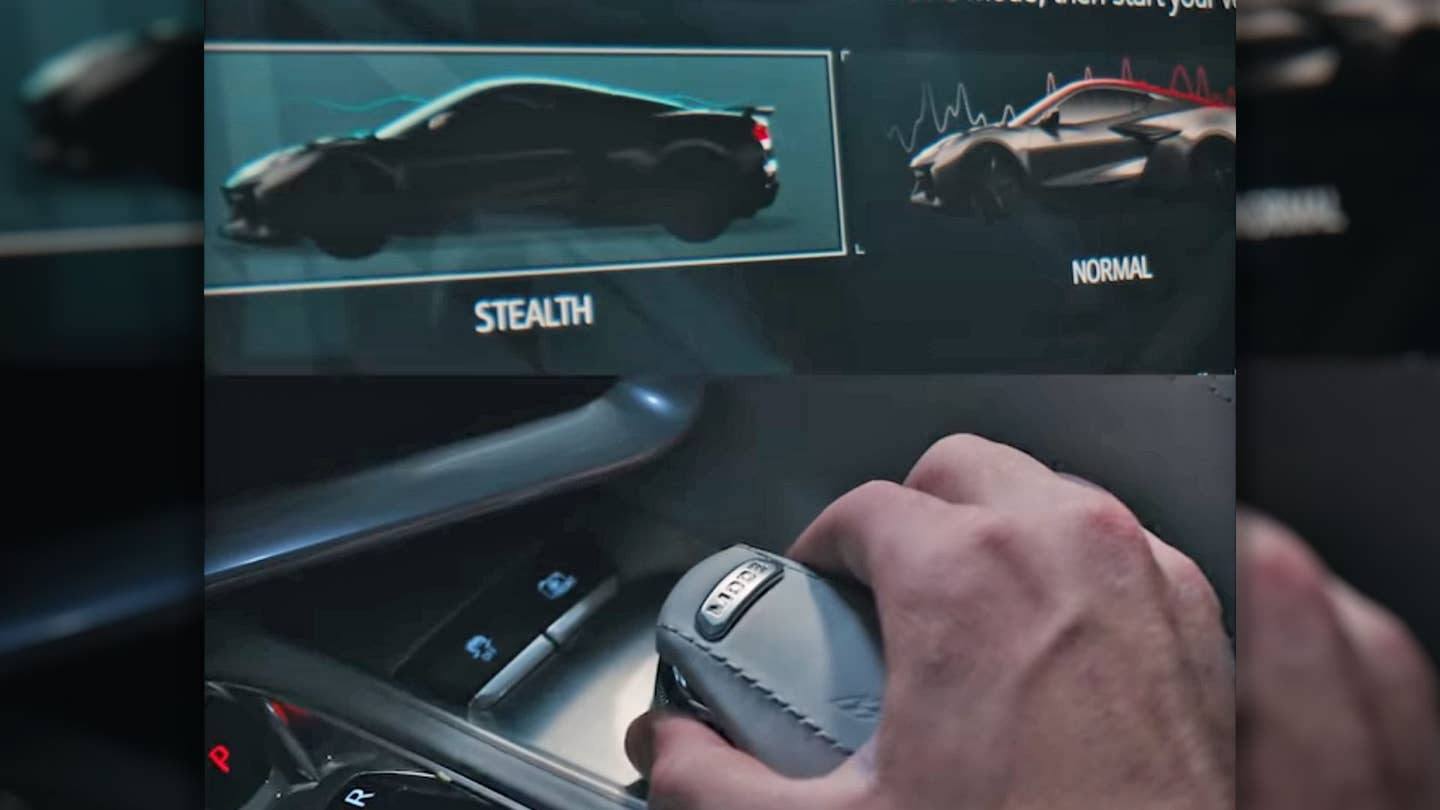 2024 Chevy Corvette E-Ray Shows Off ‘Stealth’ All-Electric Driving Mode