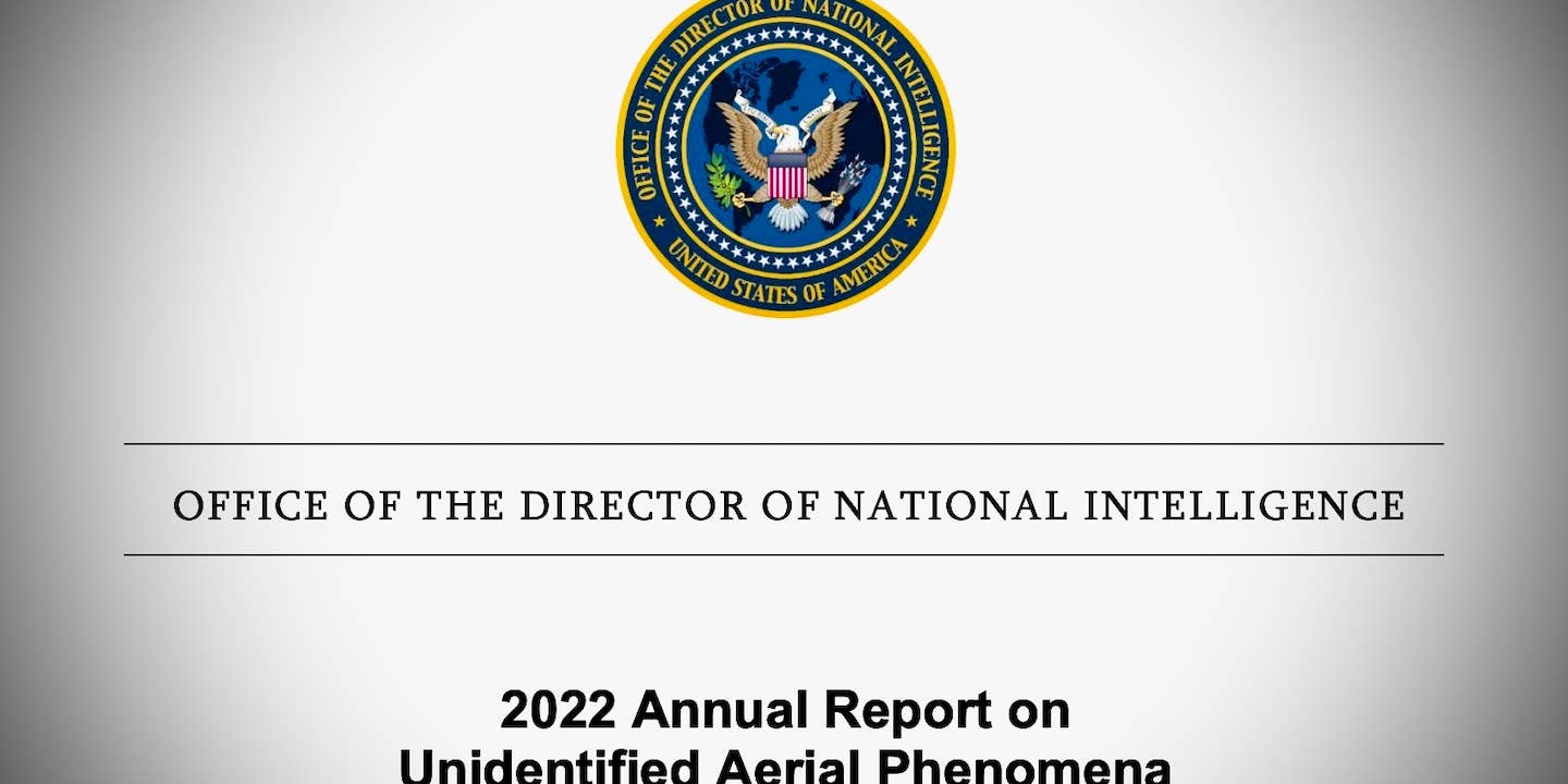 Highly Anticipated Government Report On UFOs Very Thin On New Details