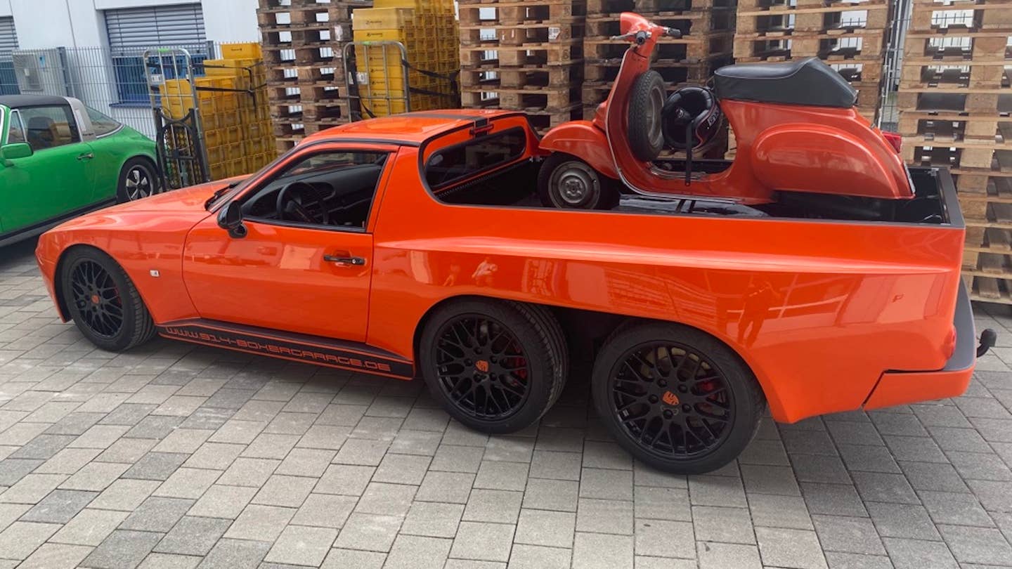 This Six-Wheeled Porsche 944 Pickup Took 26 Years To Build. Now It’s for Sale
