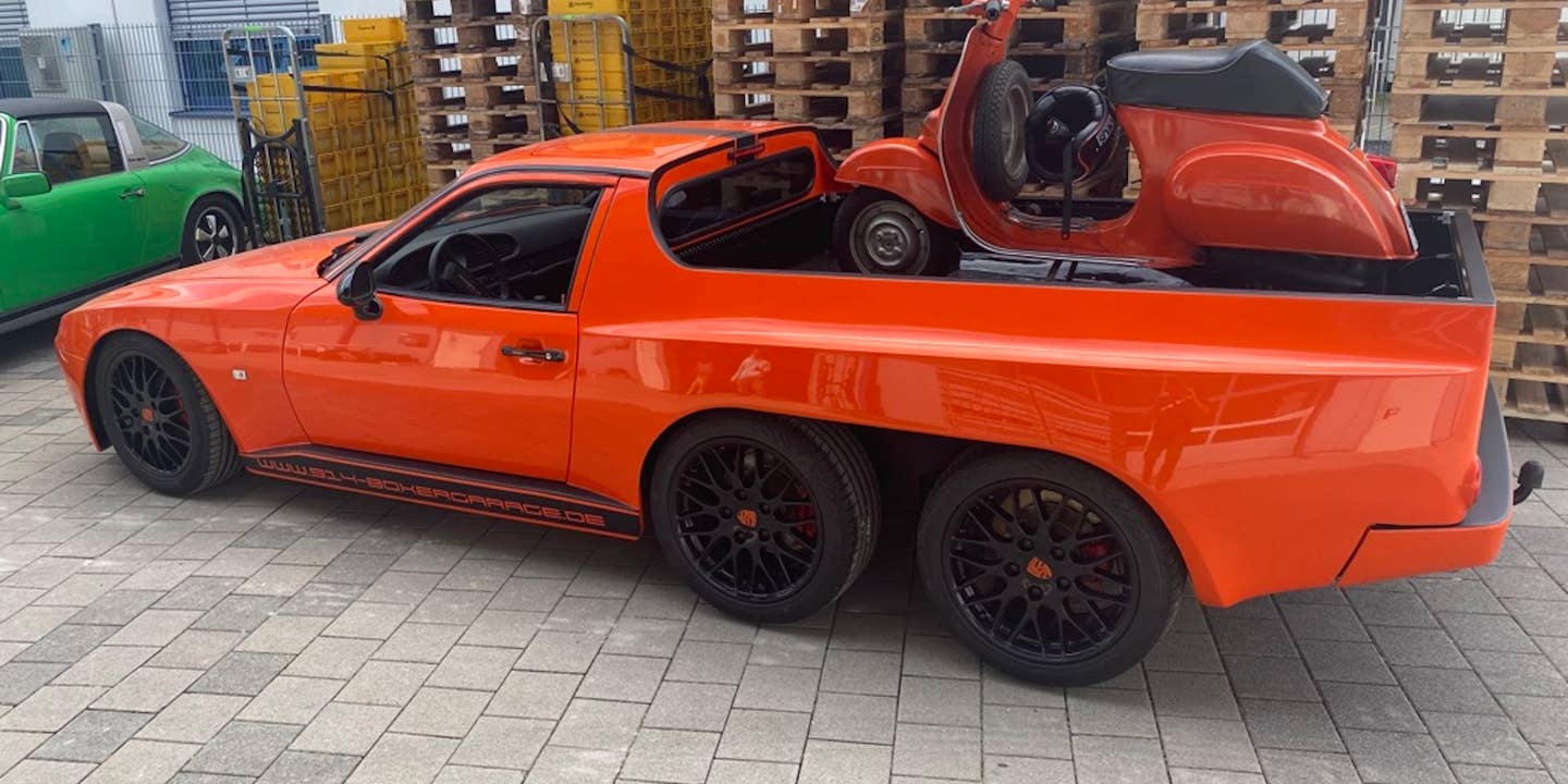 This Six-Wheeled Porsche 944 Pickup Took 26 Years To Build. Now It’s for Sale