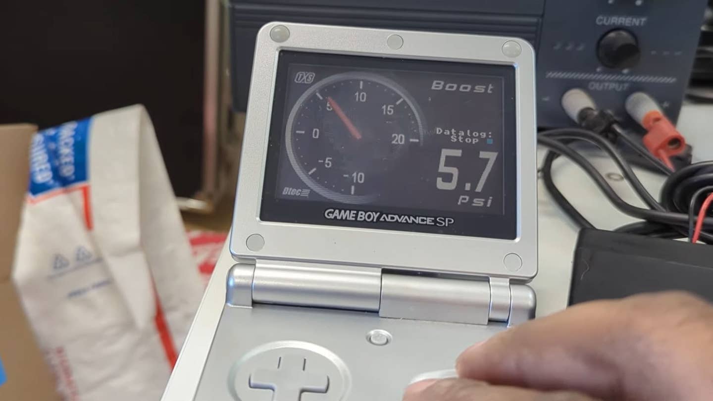 A Tuning Company Once Turned a Game Boy Advance Into a Boost Controller