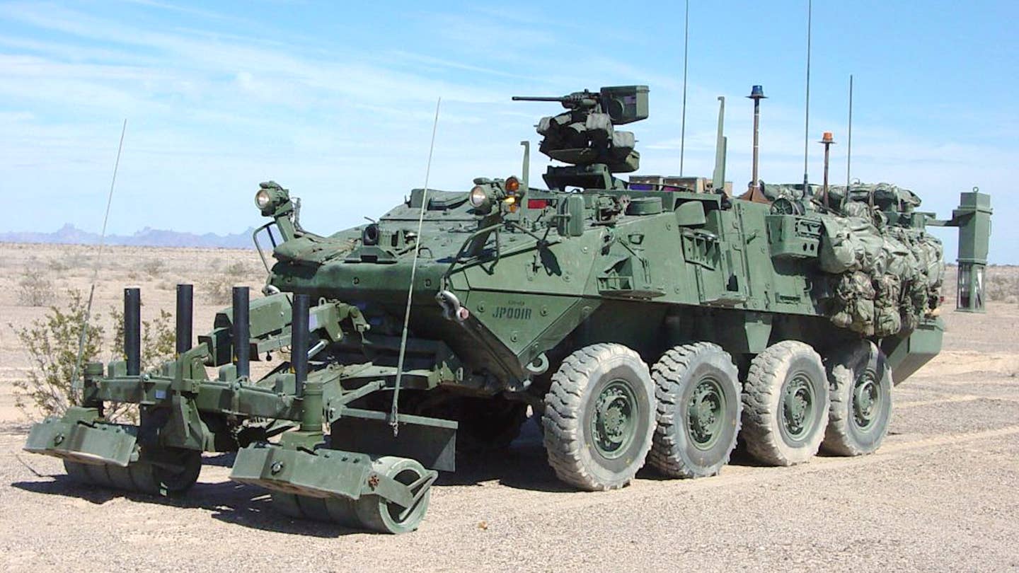 The U.S. is providing 90 Stryker armored vehicles to Ukraine. (Pearson Engineering photo)