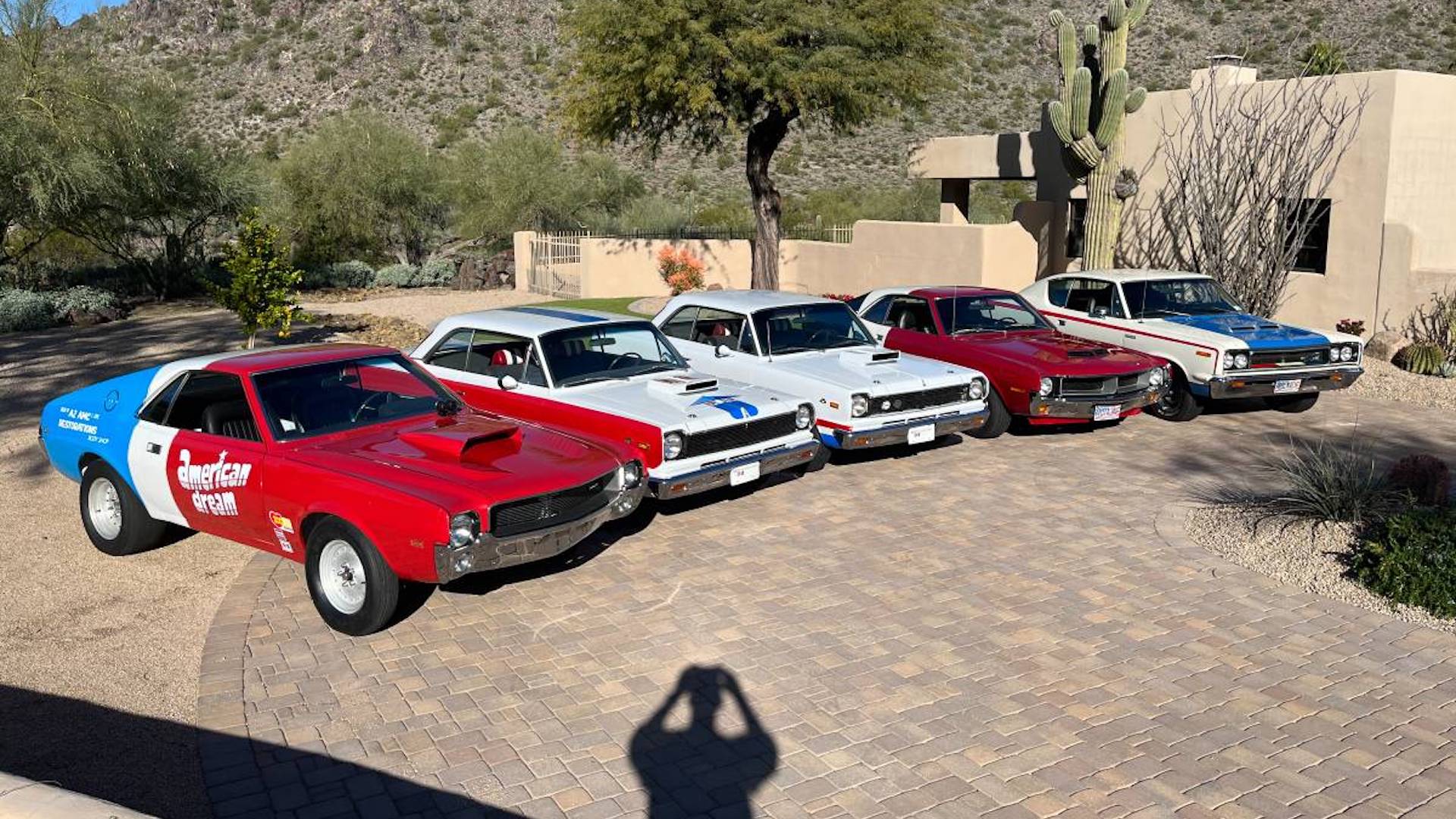 Iconic Red-White-and-Blue AMC Muscle Car Collection Pops Up on 
