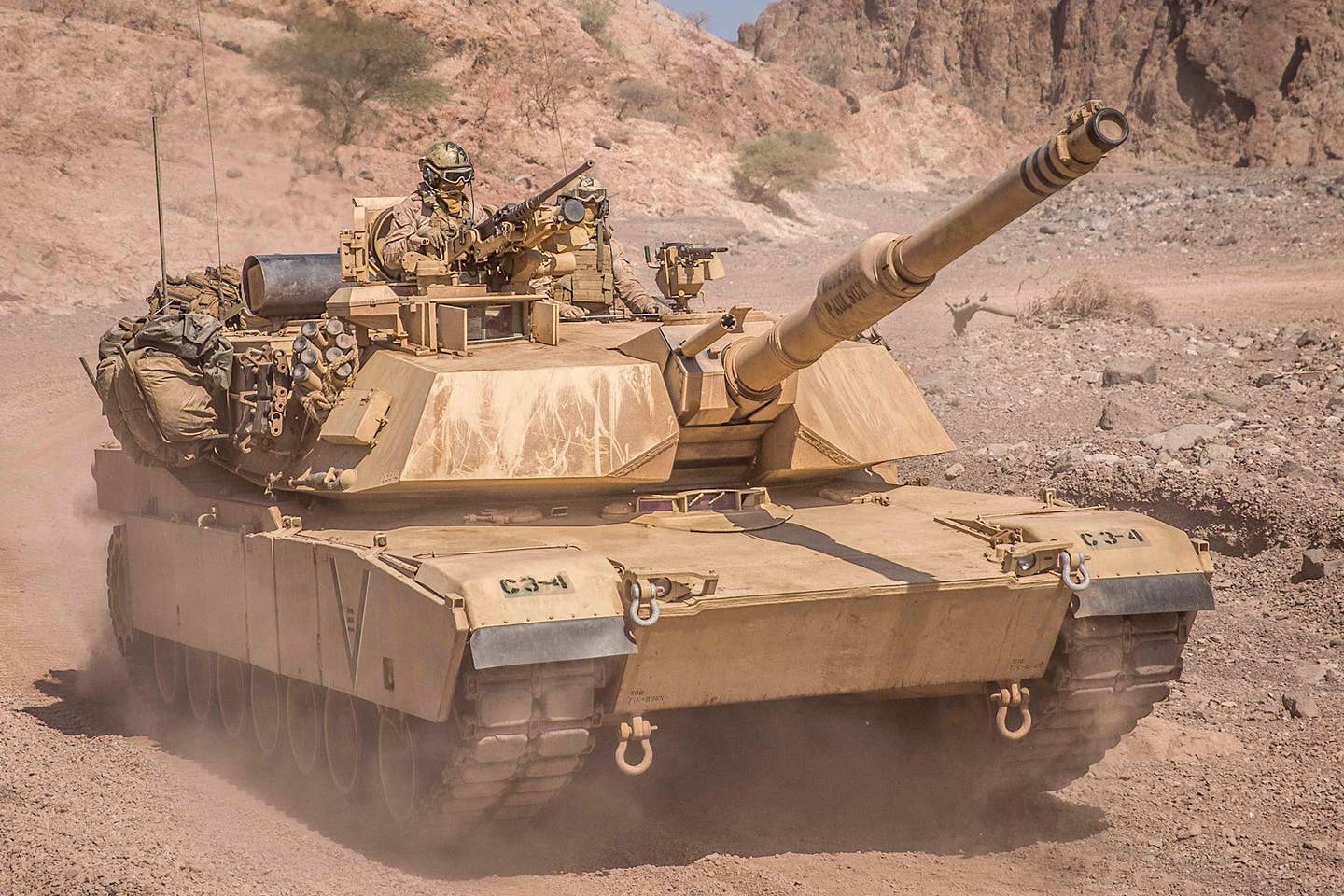 An M1A1 Abrams tank. <em>USMC</em>