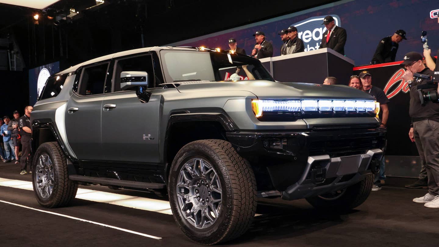 First 2024 GMC Hummer EV SUV Sells for $2M Less Than the First Pickup