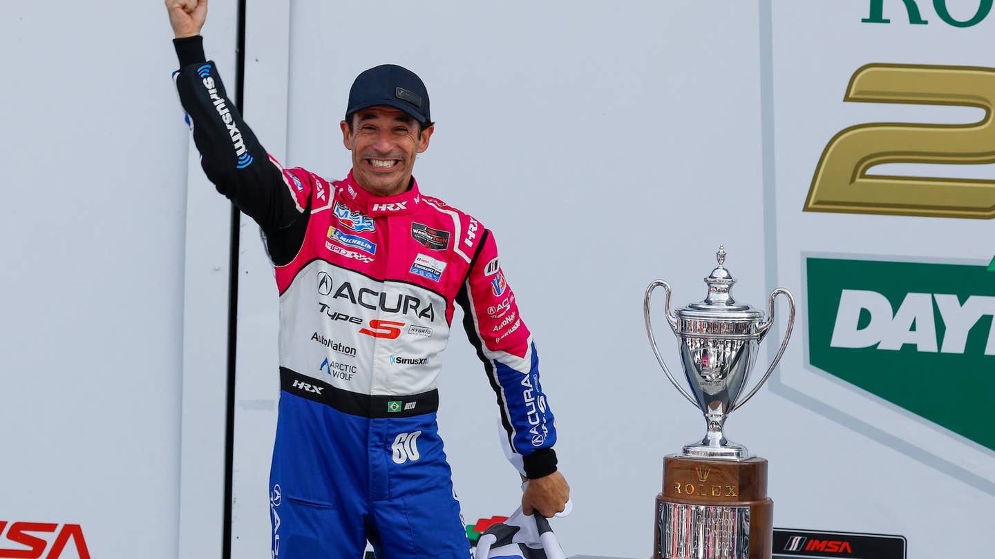 Castroneves Is Thriving in Late Career Push With Third Straight Rolex 24 at Daytona Win