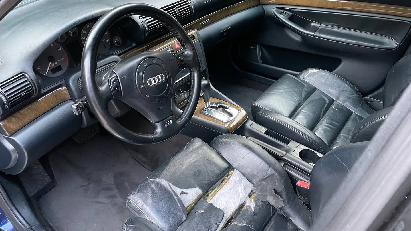 The 2002 B5 Audi S4 on The Drive interior