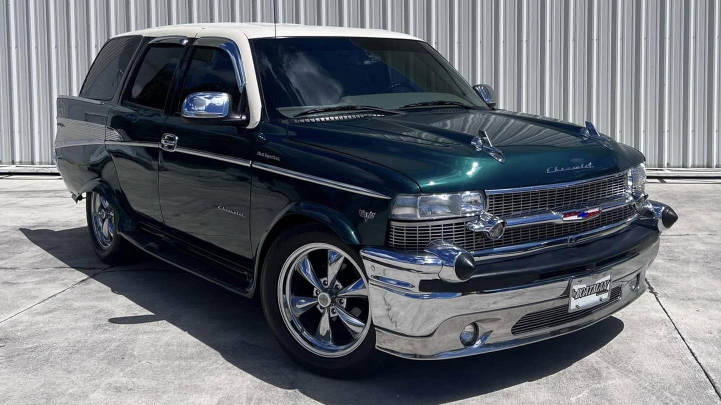 Buy This Ridiculous Chevy Tahoe Rockabilly Bel Air Build for $37K