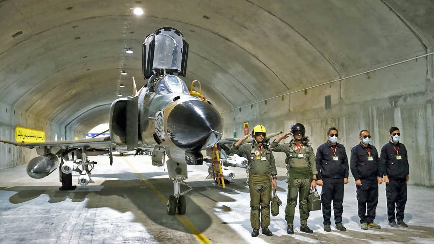 Iran Unveils Underground ‘Fighter Caves’ Housing F-4 Phantoms
