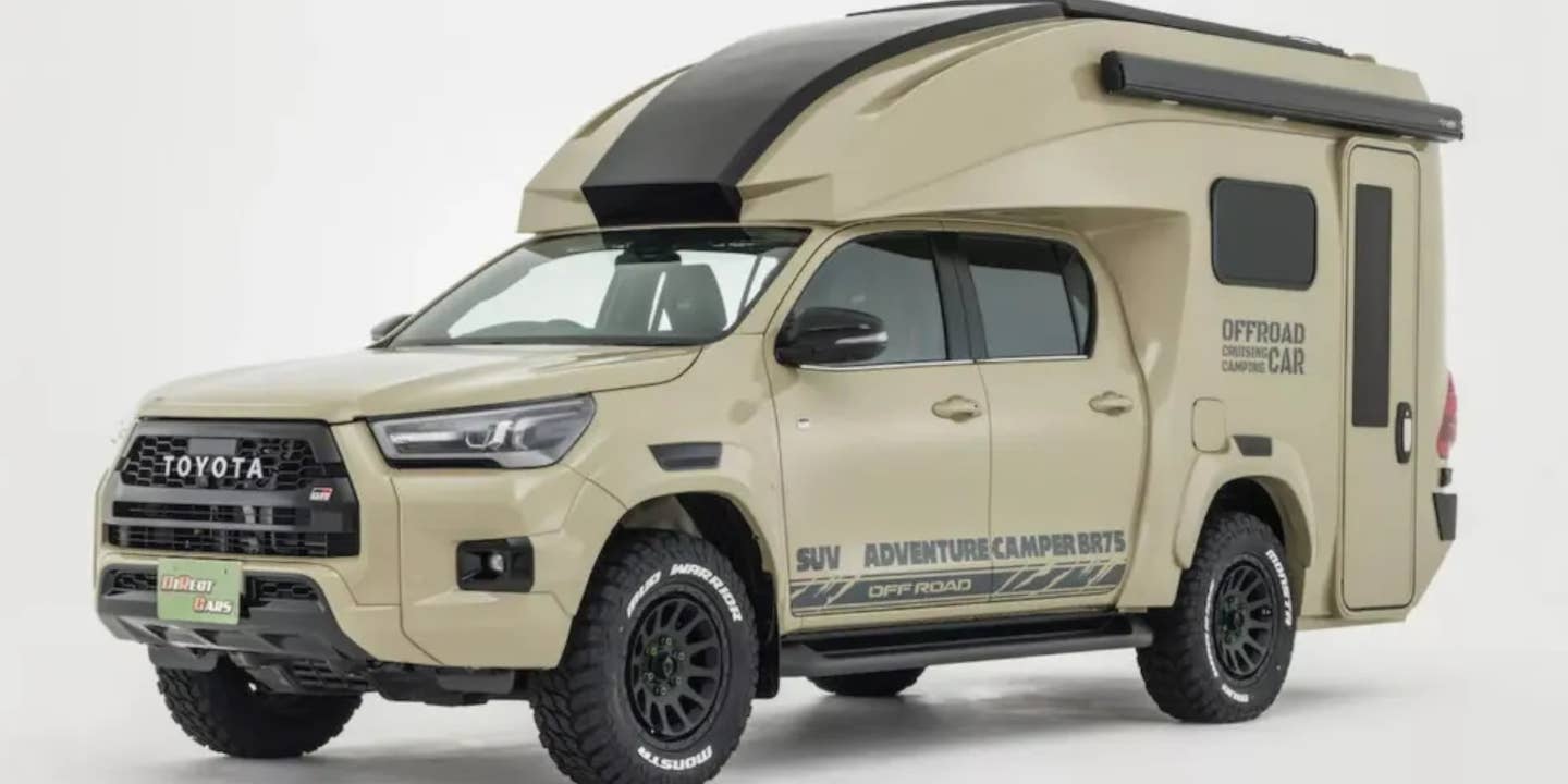 Toyota Hilux Motorhome With a Pass-Through Cab Is for Going Places