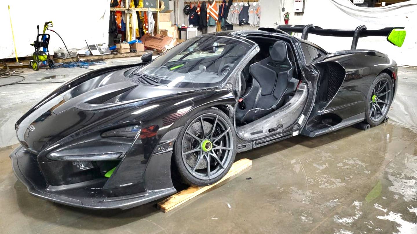 Buy This Totaled McLaren Senna on Copart If Six-Figure Project Cars Don’t Scare You