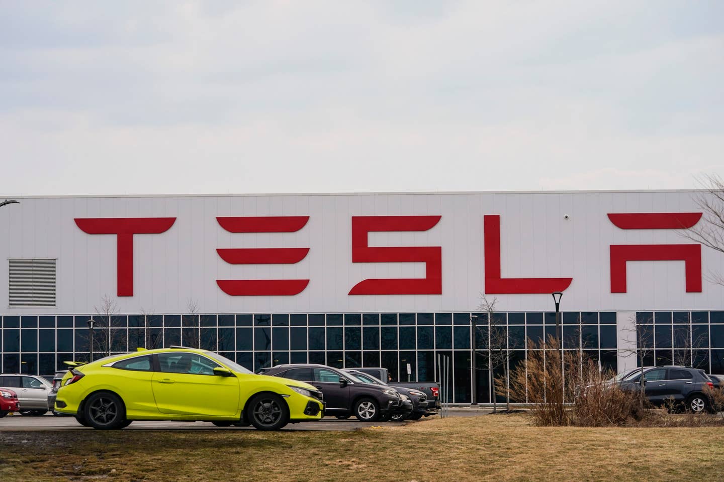 Tesla's Gigafactory 2 in Buffalo, NY. <em>AP Images</em>