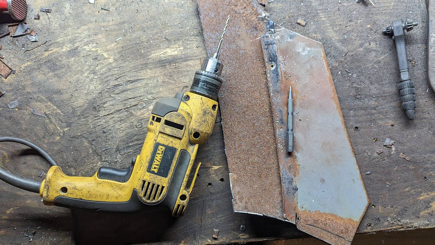 Removing Spot welds with a drill