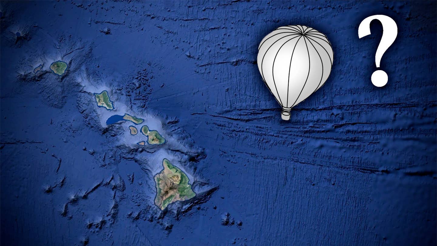 doe niet Monetair Perseus Pilots Advised Of Large White High-Altitude Balloon East Of Hawaii (Updated)