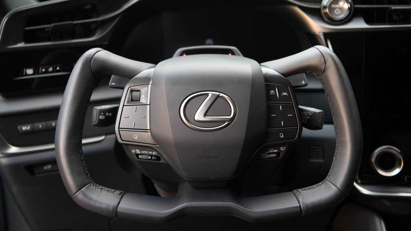 Lexus Says Its Steering Yoke Won’t Be Ready Until 2025