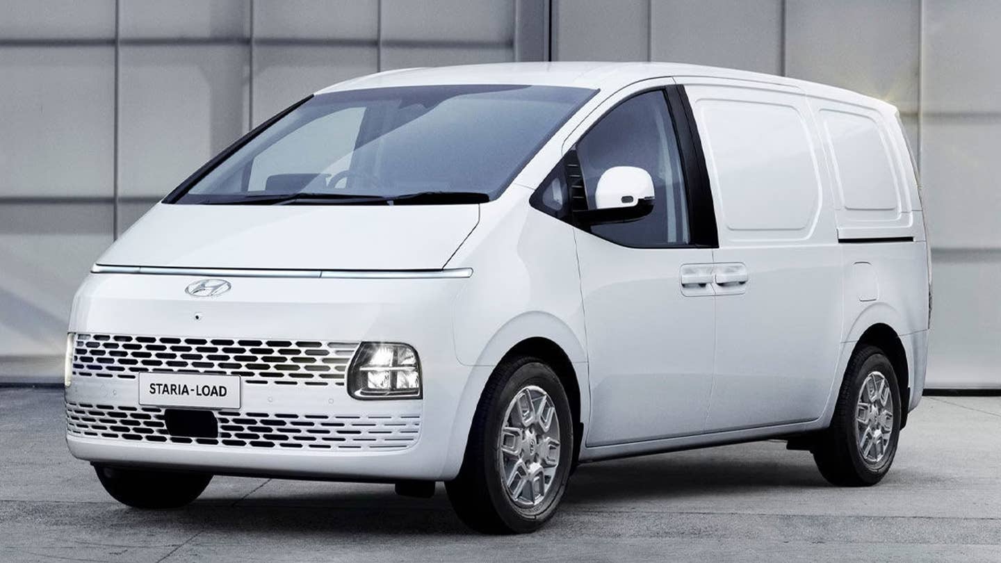 2023 Hyundai Staria Load Premium Is the Deluxe Spaceship Delivery Van