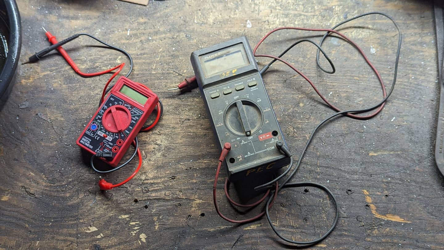 multimeters for parasitic draw test 