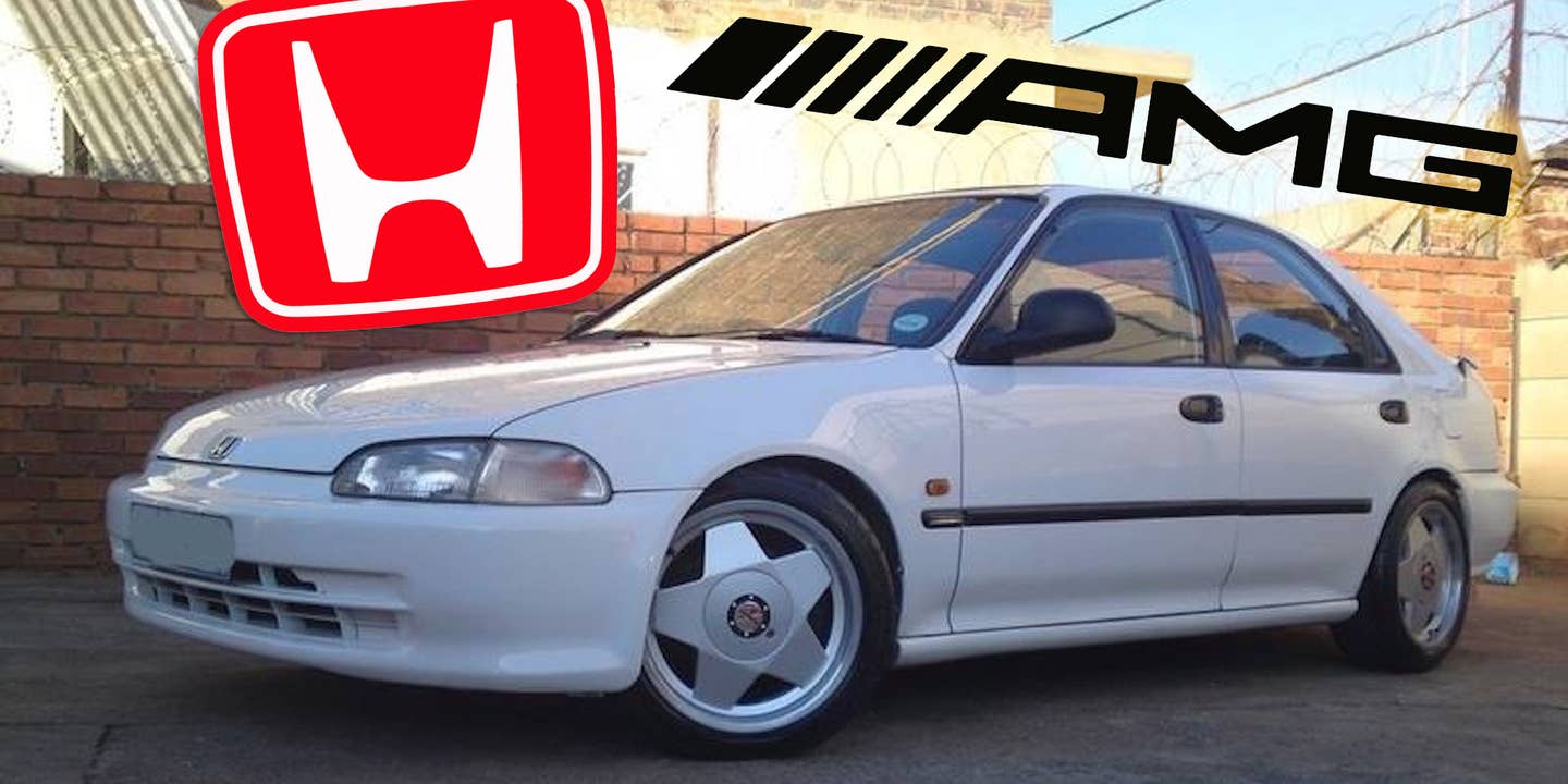 Mercedes and AMG Really Did Build Honda Civics. Here’s Why It Happened
