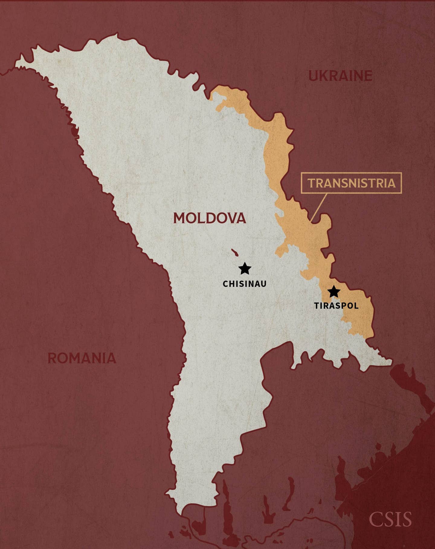 Transnistria in relation to greater Moldova. <em>CSIS.org</em>