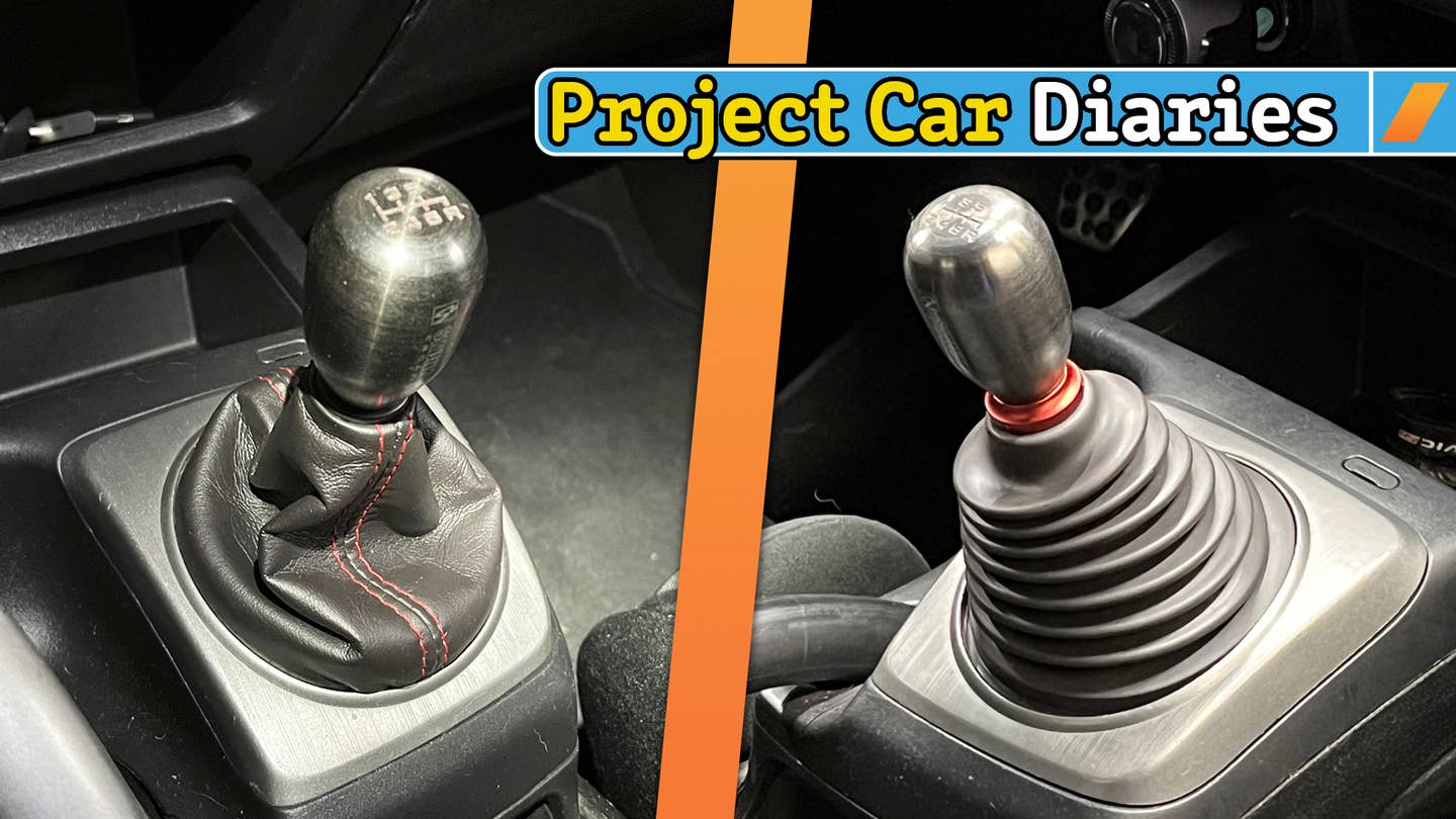 Project Car Diaries: My Honda Civic Feels Much Cooler With This Retro Shift Boot