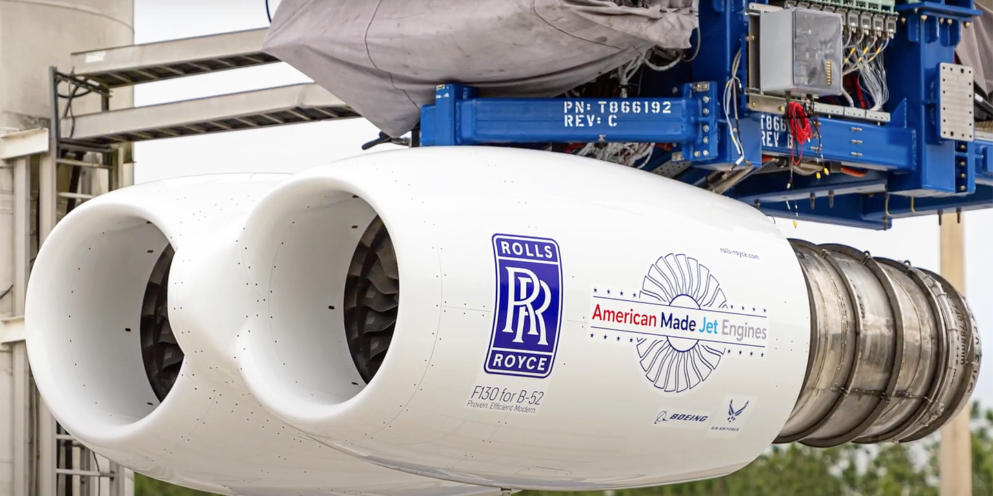 Rolls-Royce Offers Peek At The B-52’s New Engines Undergoing Testing
