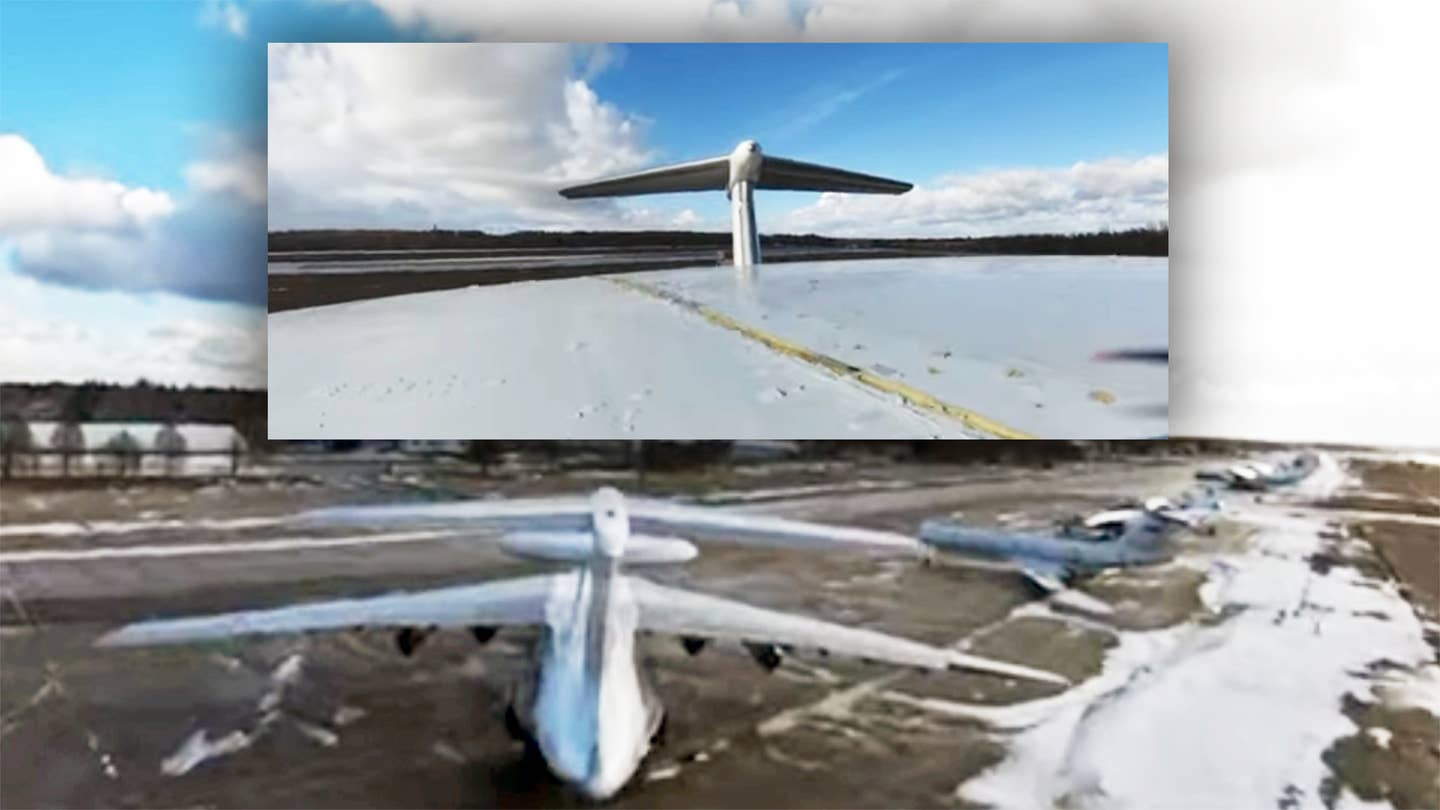 Video Shows Drone Landing On Russian A-50 Radar Jet That Was Supposedly Attacked (Updated)