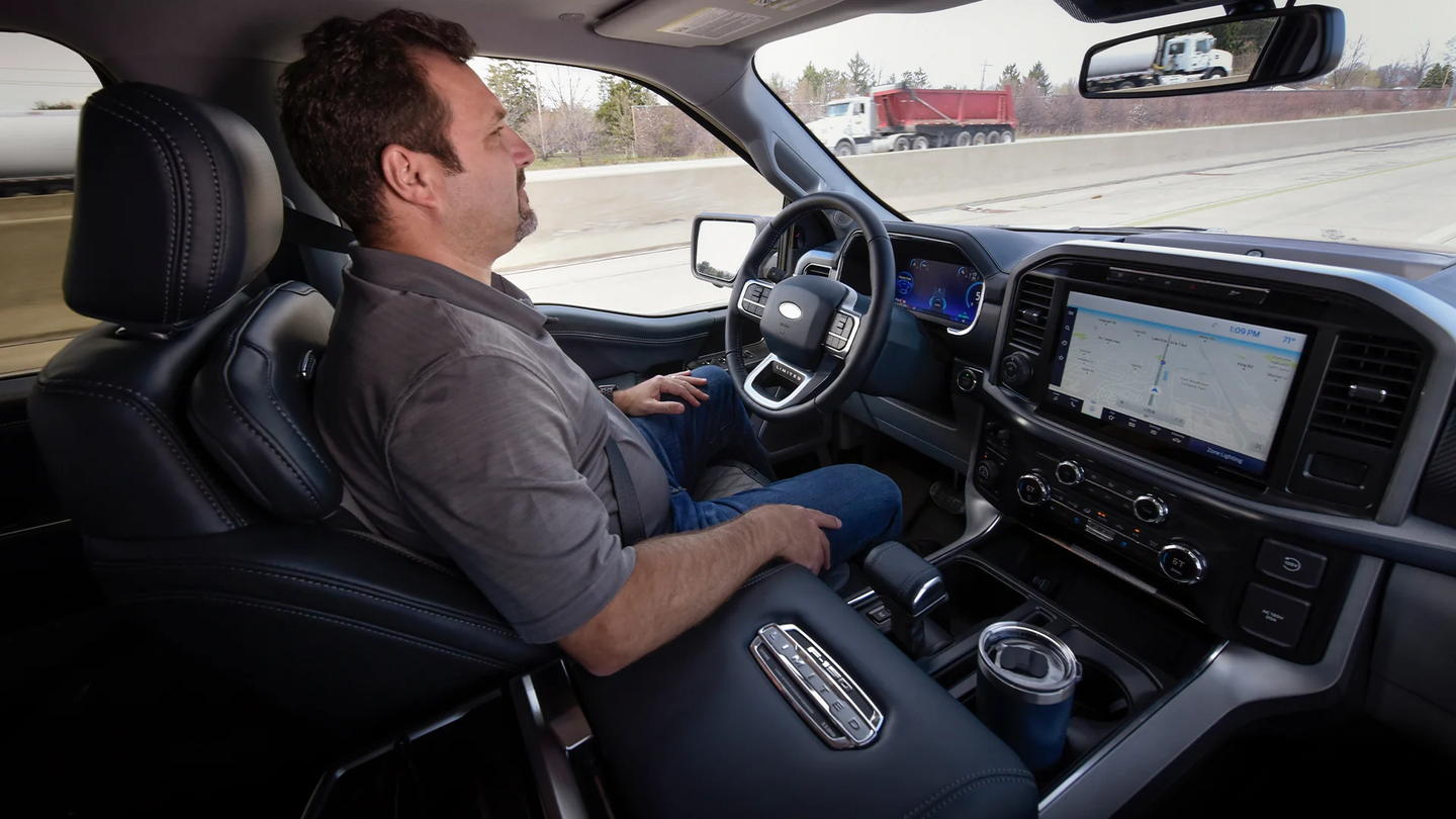 Ford's Blue Cruise hands-free driving technology in action. <em>Ford</em>