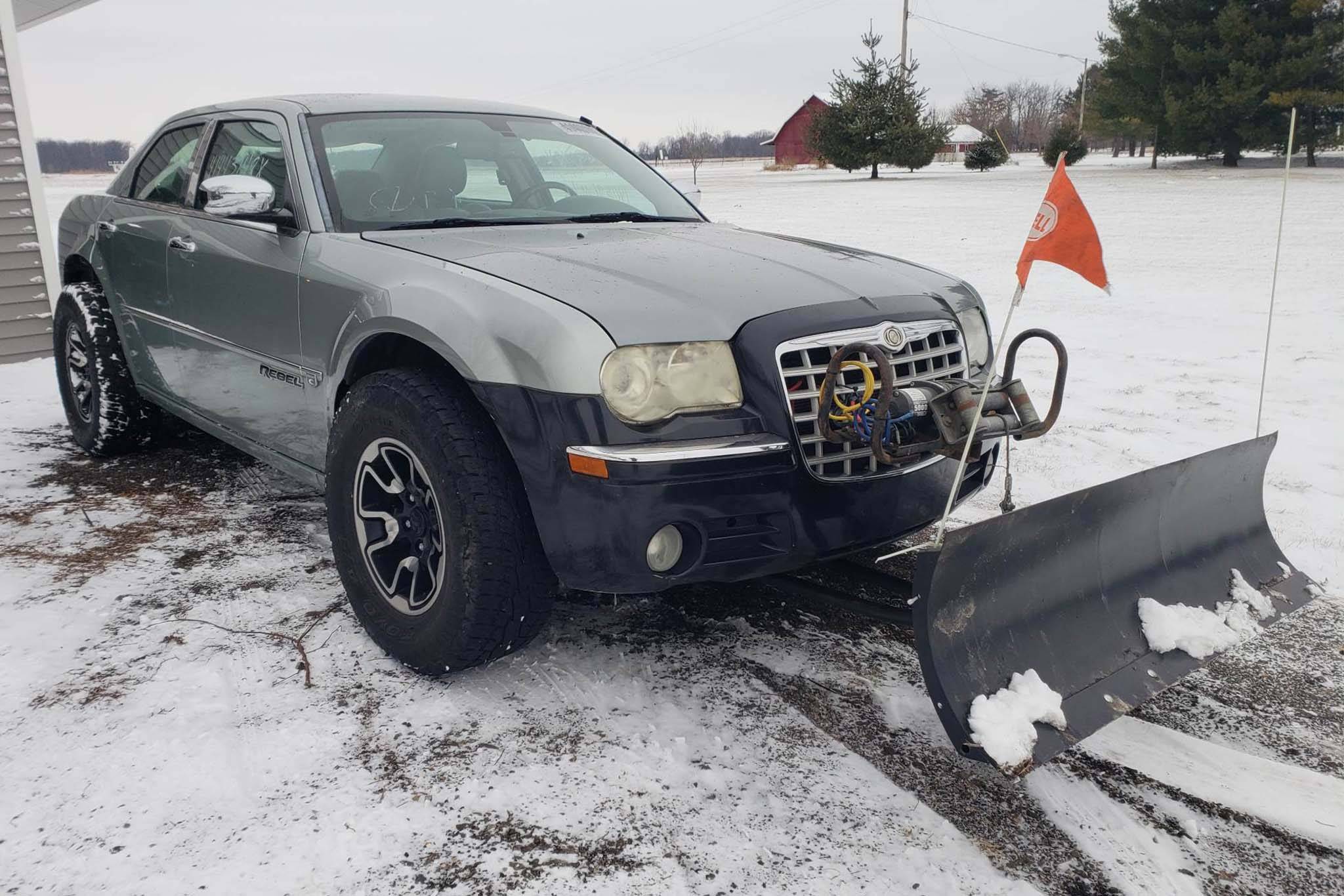 Lifted Chrysler 300C With a Hemi V8 and AWD Makes a Capable Plow Rig