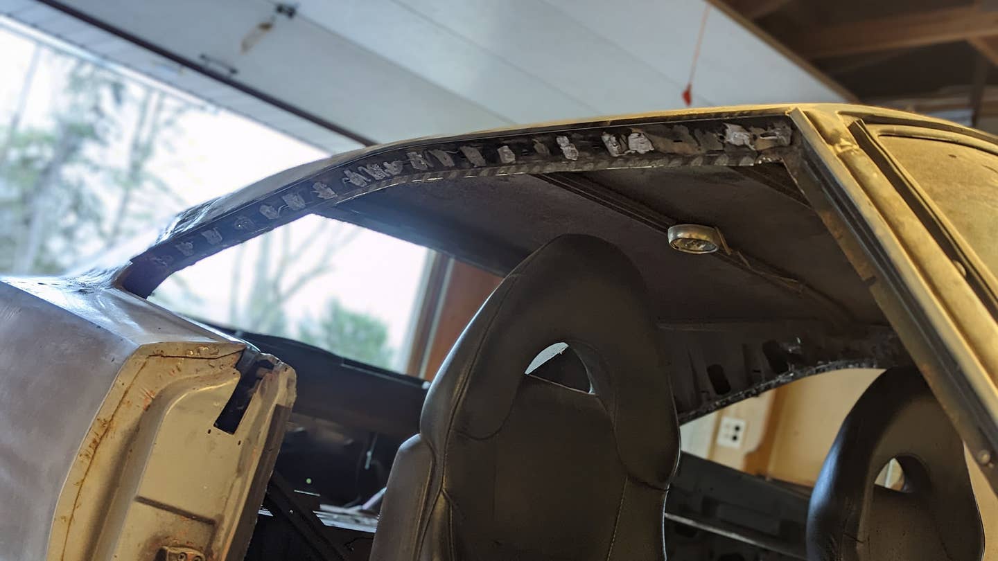 1969 Dodge Charger drip rail repair 