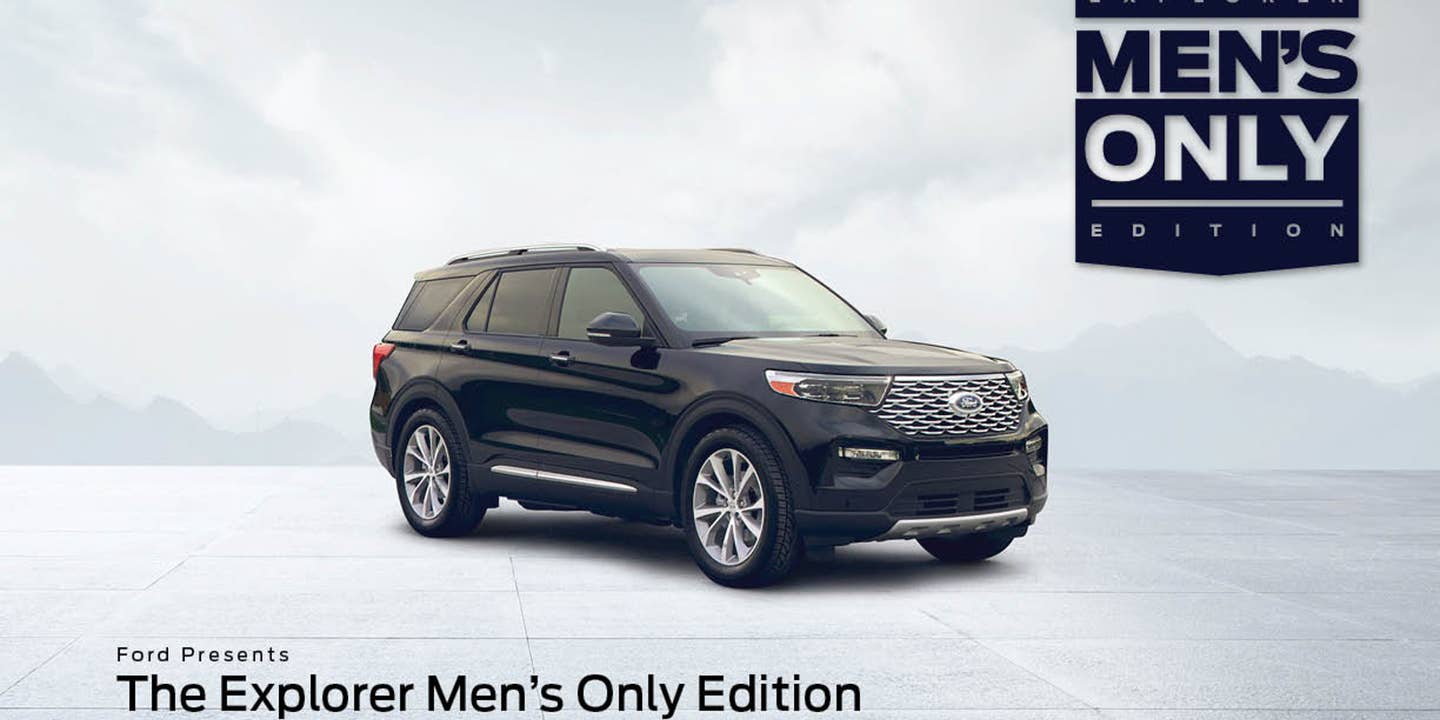 Ford Shows a Men’s Only Explorer To Celebrate Women’s Month