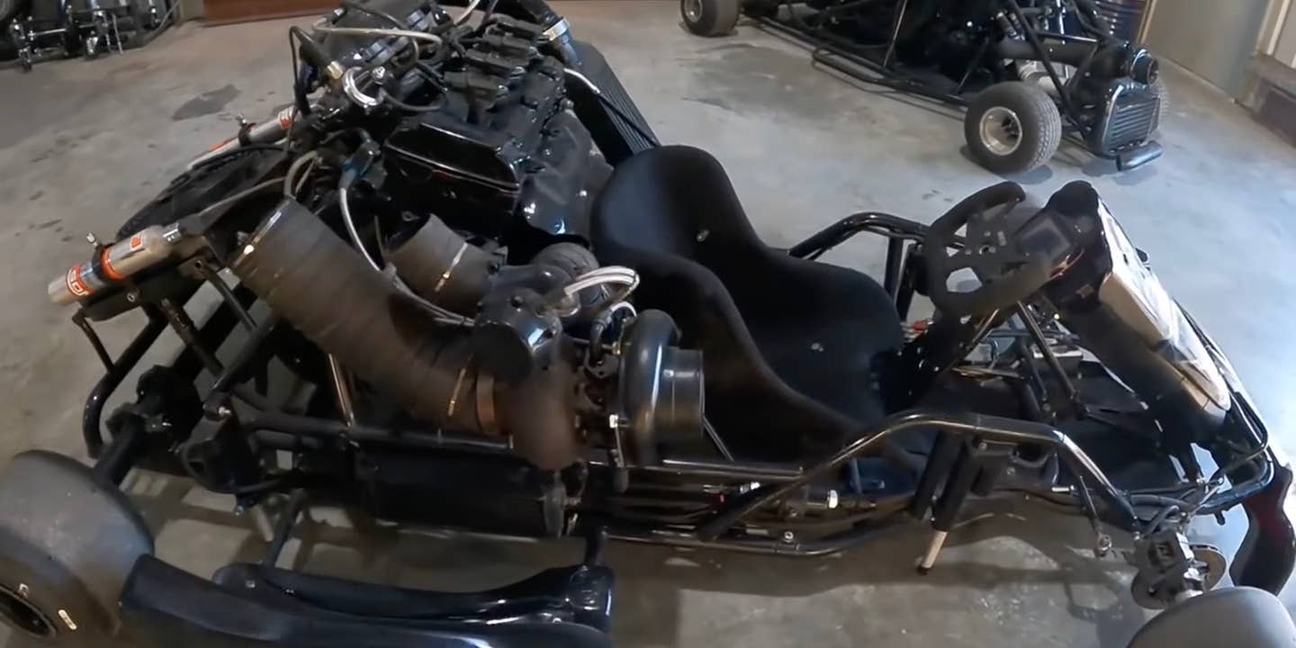 350-HP Turbo Hayabusa Go-Kart Will Get a Second Turbo for 800 HP