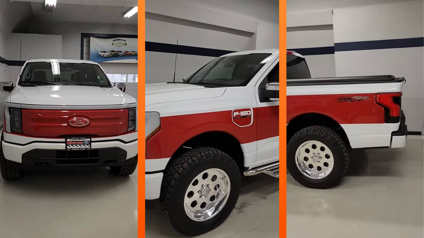 Ford Dealer Brings the Retro Pickup Look to the F-150 Lightning Pro