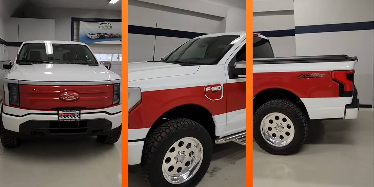 Ford Dealer Brings the Retro Pickup Look to the F-150 Lightning Pro