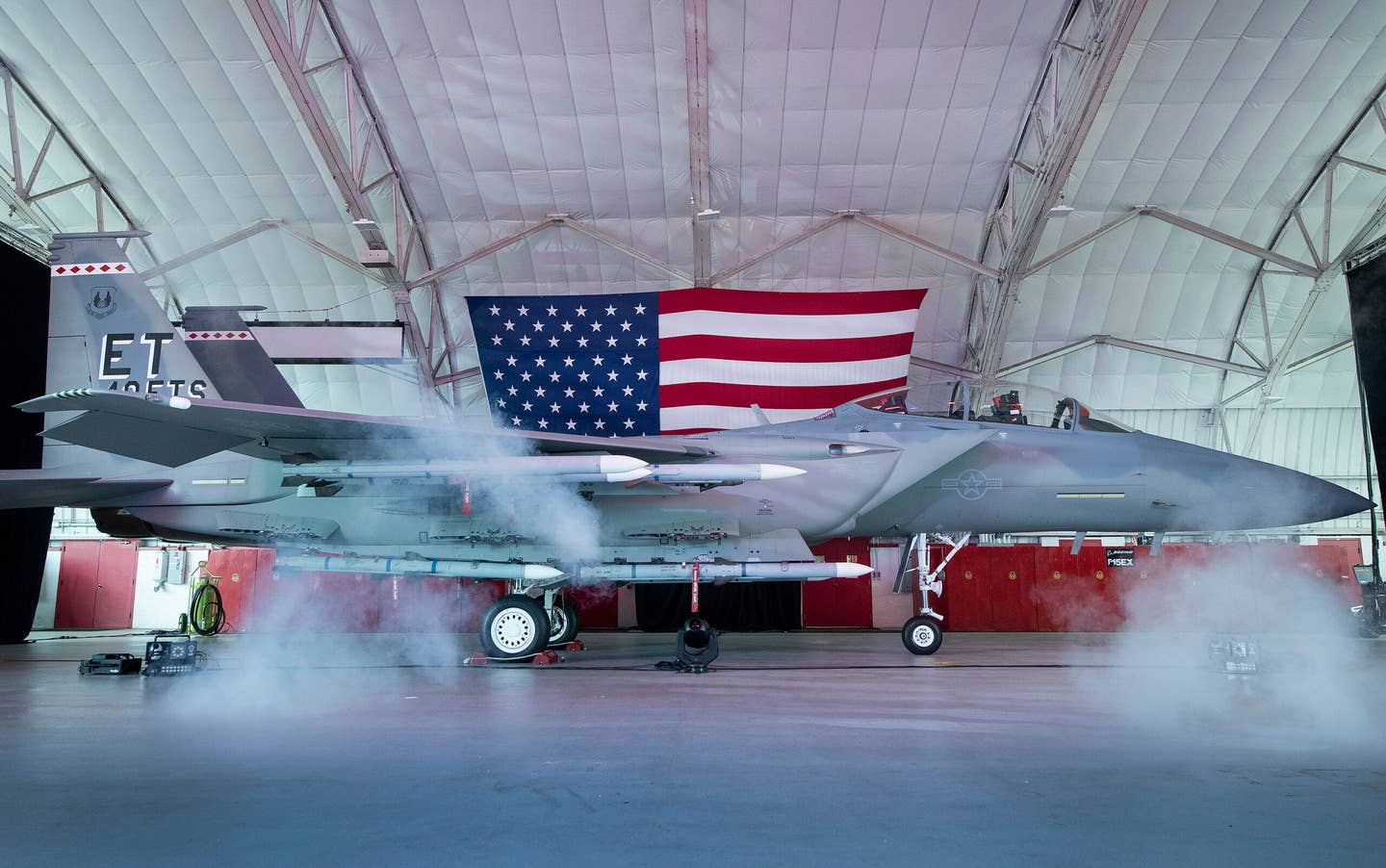 The F-15EX was revealed and named Eagle II during a ceremony on April 7, 2021, at Eglin Air Force Base, Florida. <em>U.S. Air Force photo/Samuel King Jr.</em>