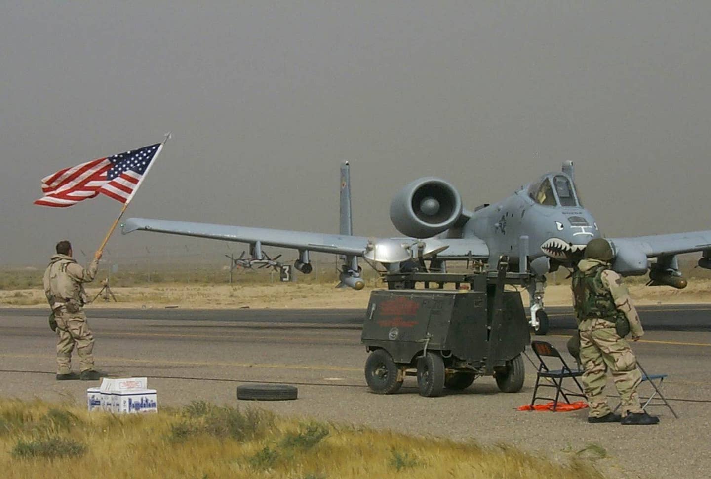 A fully armed A-10 prepares to depart its base for an Iraqi Freedom mission. <em>via Kim “KC” Campbell</em>