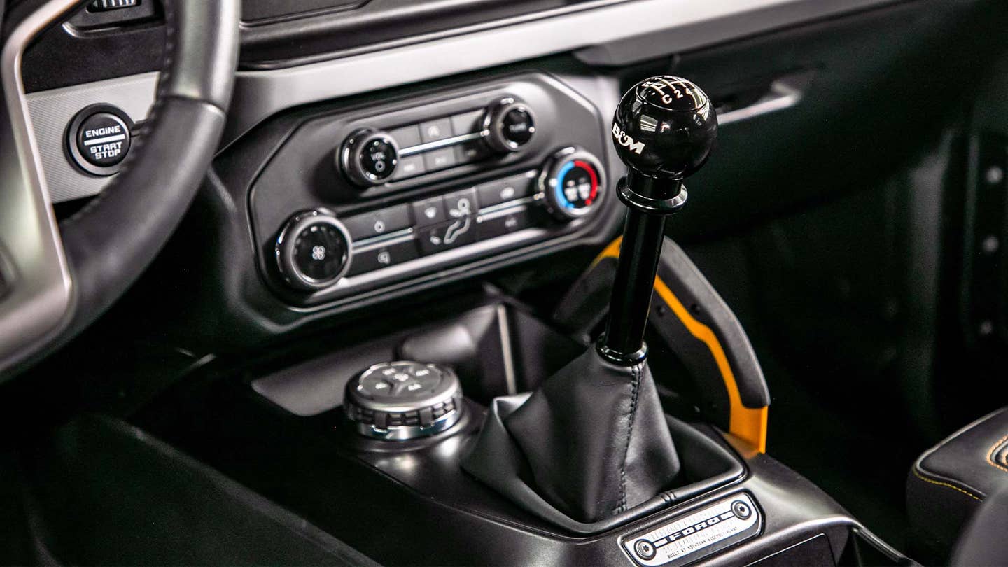 Ford Bronco Manual Gets Even Cooler With Tall Aftermarket Shifter