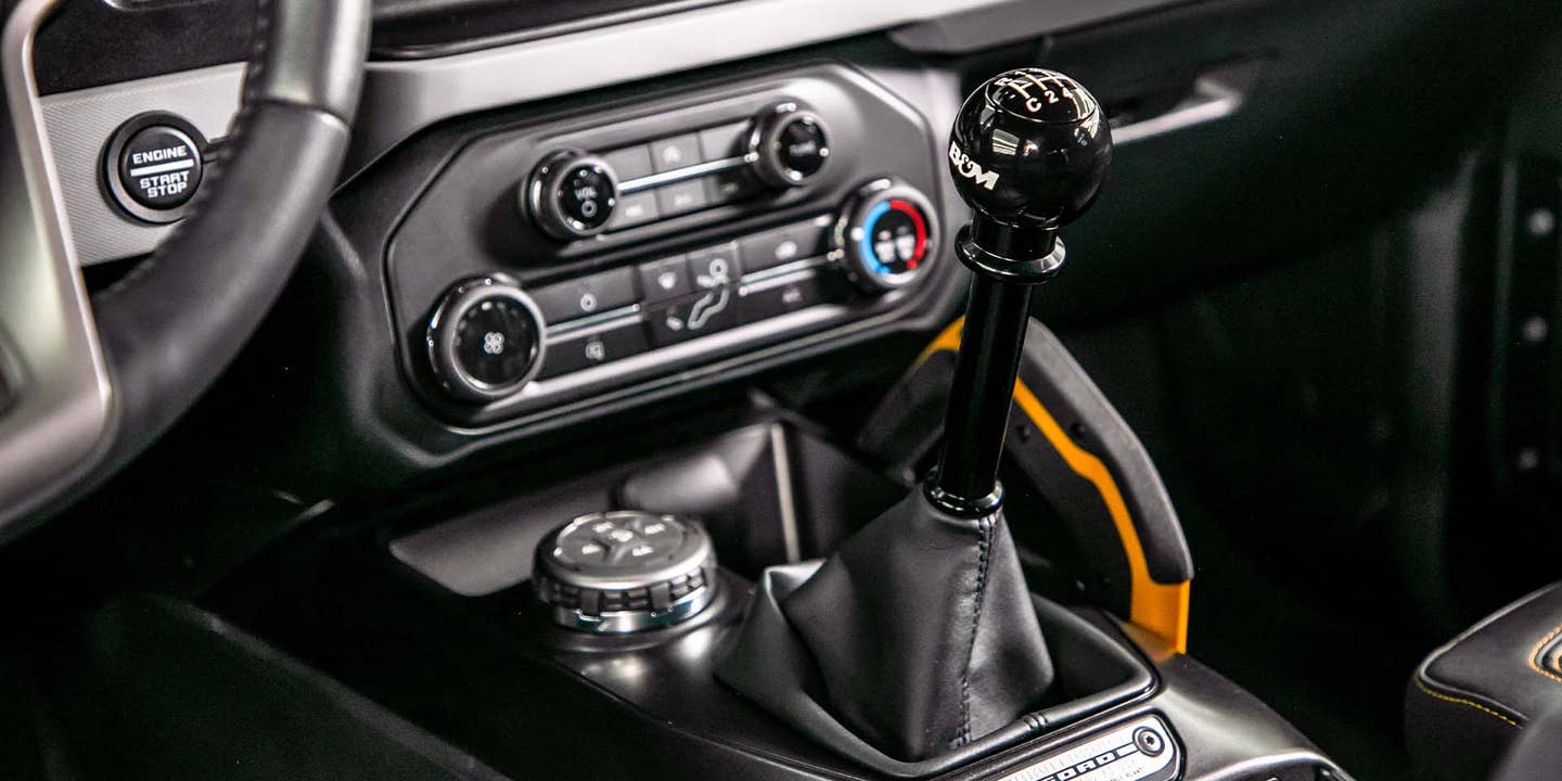 Ford Bronco Manual Gets Even Cooler With Tall Aftermarket Shifter