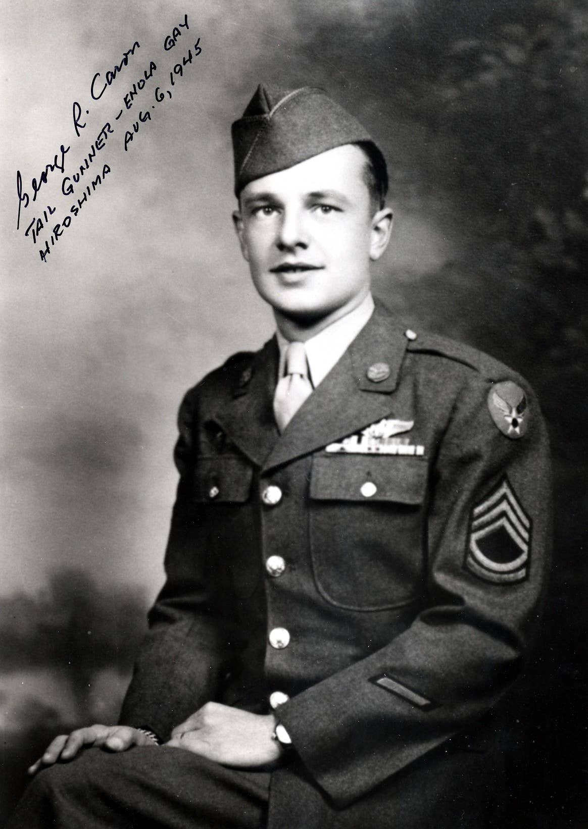 George "Bob" Caron, pictured in 1945. <em>Unknown author via Wikimedia Commons</em>