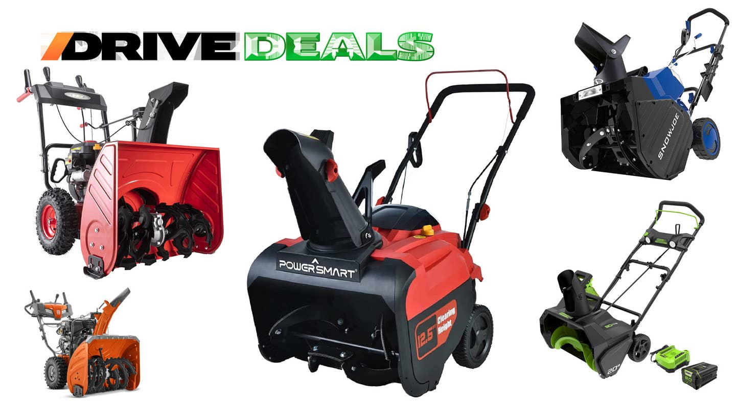 Blast Away the Winter Blues With These Amazon Snow Blower Deals