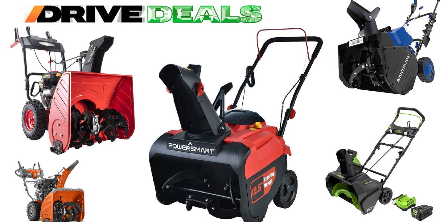Blast Away the Winter Blues With These Amazon Snow Blower Deals