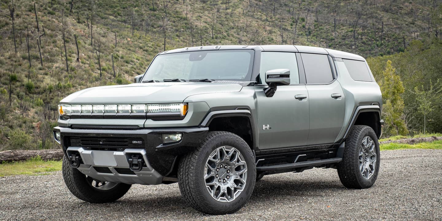 2024 GMC Hummer EV SUV Uses Enormous Battery to Charge Other Electric Cars